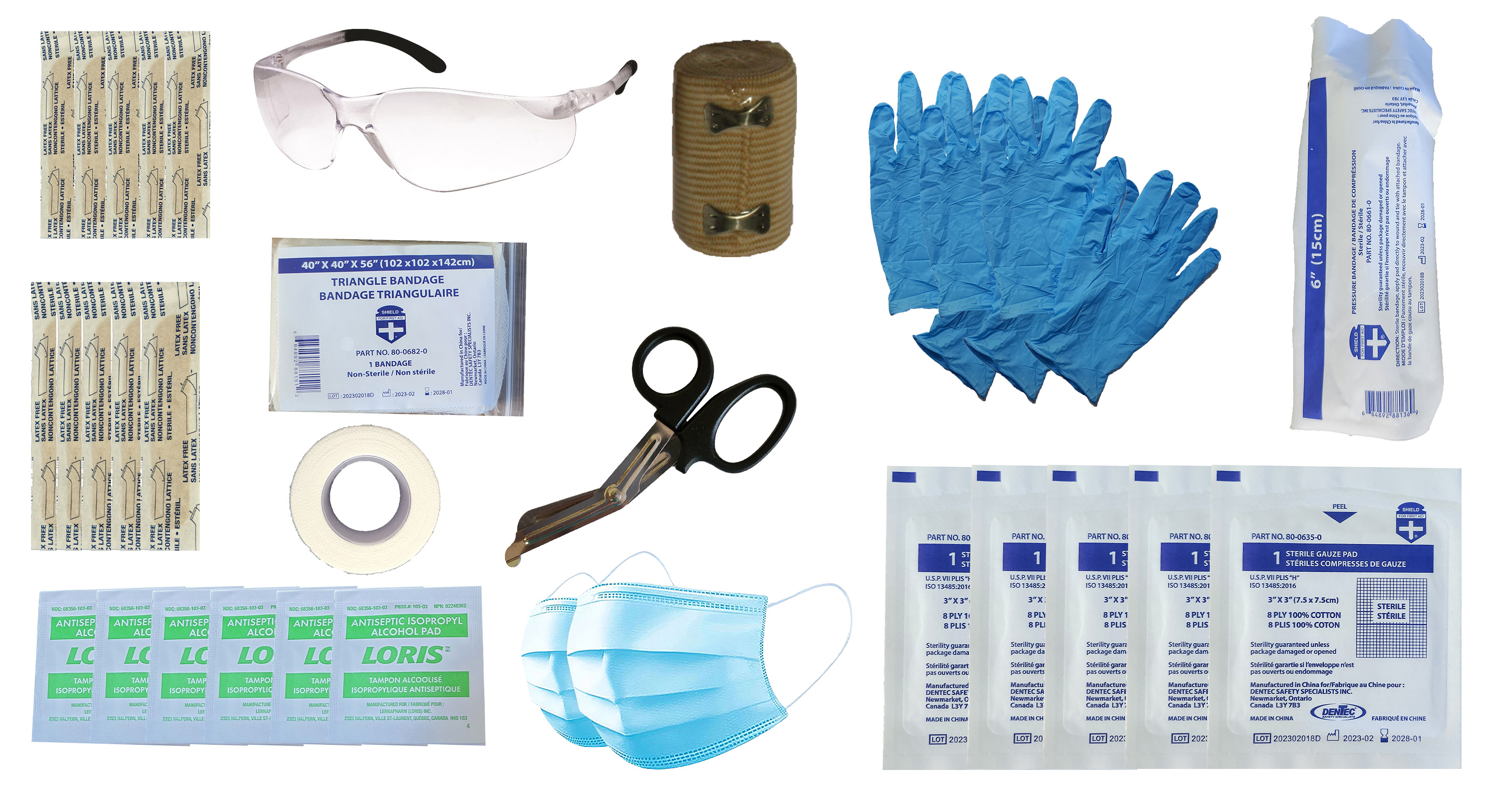 First Aid Kit British Columbia Basic Metal